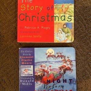 Night Before Christmas & The Story of Christmas Children’s Hardcover Book Bundle